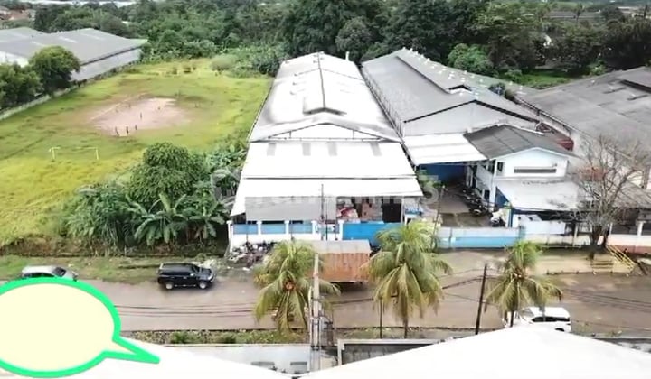 Jual Pabrik Siap Pakai 2.127 Meter Cikupa 15 M
