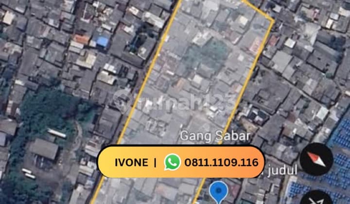Dijual Tanah 1.8 Hektar Pulo Gebang Jakarta Timur 5.6 Juta/m
