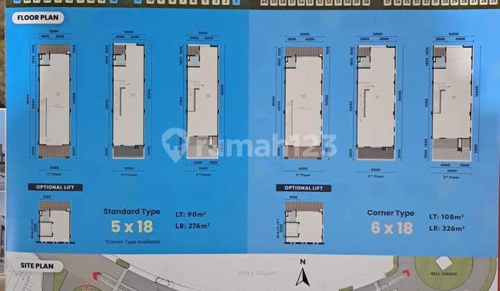 Dijual Studio Loft Gedung Perkantoran Hudson Gading Serpong Tangerang Indonesia