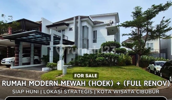 Rumah Bagus Unfurnished SHM Kota Wisata, Cibubur