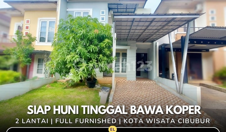 Siap Huni Rumah 2 Lantai SHM Kota Wisata, Cibubur