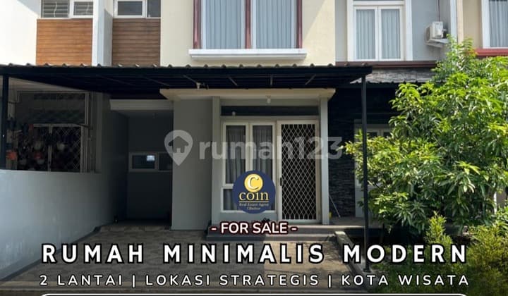 Rumah Kota Wisata Tipe Modern 2 Lantai Siap Huni