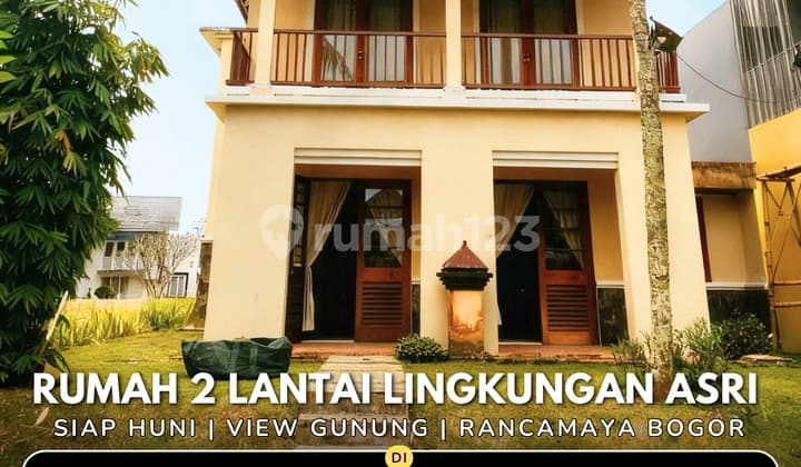 Rumah 2 Lantai Dekat Akses Tol, Rancamaya Bogor