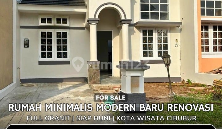 Rumah Bagus Unfurnished SHM Kota Wisata, Cibubur