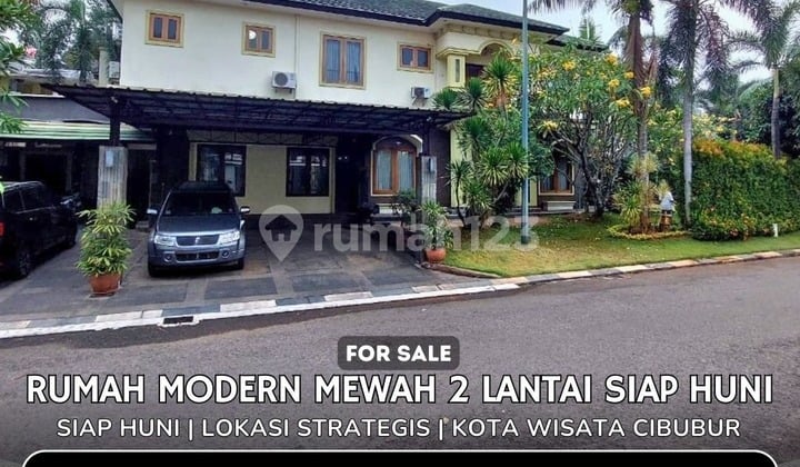 Rumah 2 Lantai SHM Siap Huni Kota Wisata, Cibubur