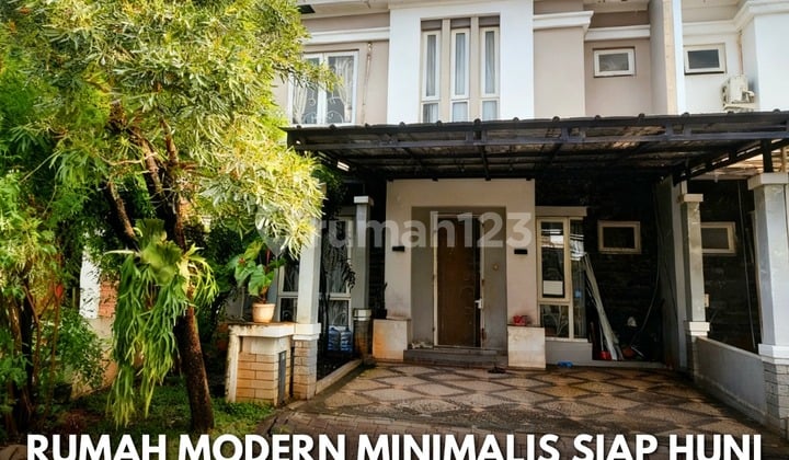 Rumah Cantik 2 Lantai SHM Siap Huni Kota Wisata, Cibubur