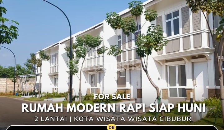 Rumah 2 Lantai SHM Siap Huni, Kota Wisata Cibubur