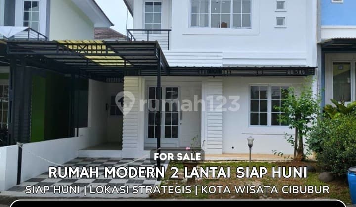 Rumah Bagus Unfurnished SHM Kota Wisata, Cibubur