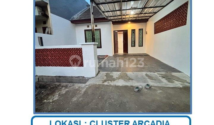 Harga Spesial Rumah Baru Renovasi di Bukit Golf, Cluster Arcadia, Bojong Nangka, Gunung Putri, Bogor.