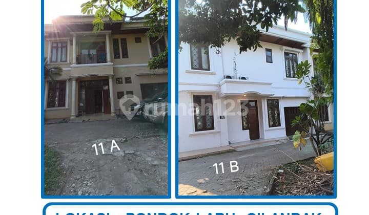 Jual Cepat Harga Spesial Rumah 2 Lantai Bersebelahan (A+B) atau Sekaligus (A,B,C,D) di Pondok Labu, Cilandak, Jakarta Selatan..