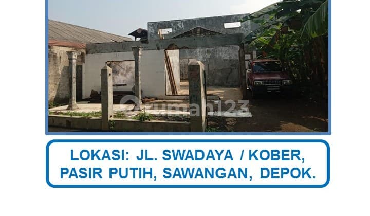 Harga Spesial Dibawah Pasaran Tanah Kavling : 528 M2 Di Jl Swadaya/kober, Pasir Putih, Sawangan, Depok.
