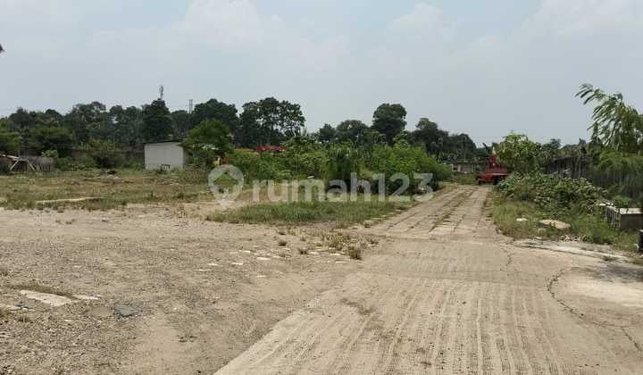 Tanah Datar Shm 5000 M2 Di Pinggir Jalan Raya Bojong Nangka, Cikeas Gunung Putri, Bogor.