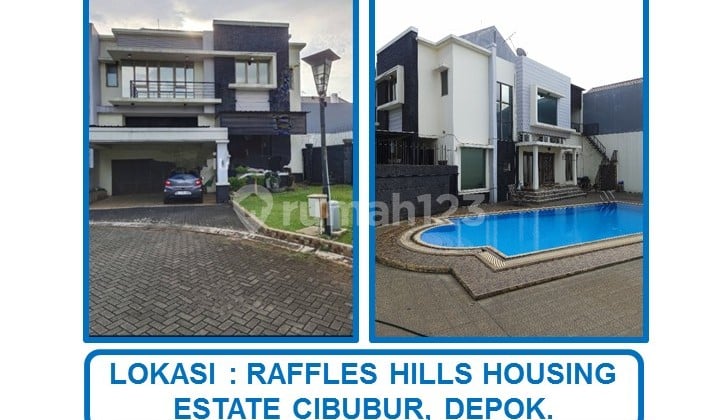 Rumah Mewah 2 Lantai Shm Di Raffles Hills Housing Estate Cibubur