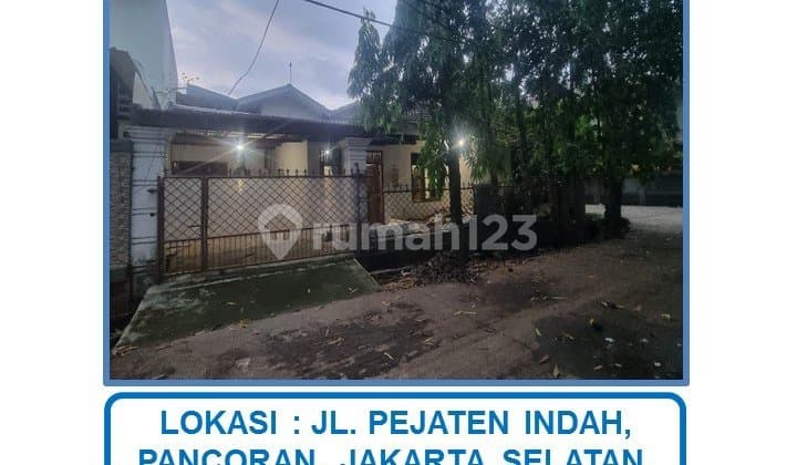 Special Price Below NJOP for a 1.5-Story Hook House in Pejaten Indah, Kalibata, Pancoran, South Jakarta.