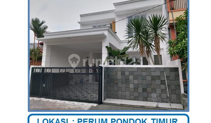 Special Price for a Nice 2-Story House in Perumahan Pondok Timur, Jatirasa, Bekasi.