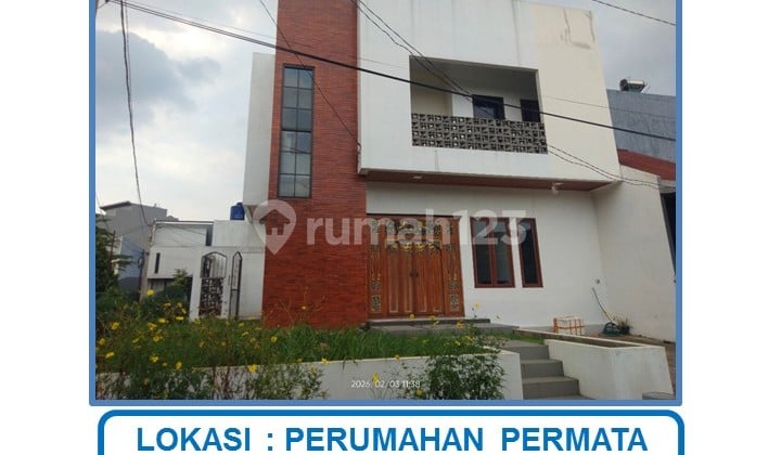 Harga Spesial Rumah Baru Hook 2 Lantai di Perumahan Permata Cimanggis, Jl. Raya Tapos, Cimpaeun, Tapos, Depok.