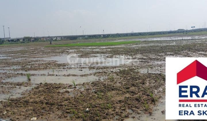 Tanah Kavling 2 Hektar Pinggir Pintu Tol Gabus