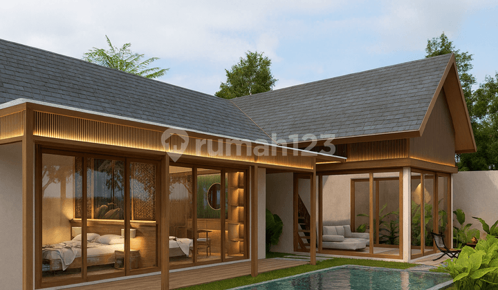 Area Jakal KM 16, Villa Modern Tropis 3 Kamar dengan Private Pool