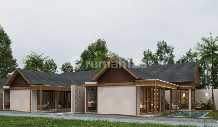 Jakal km 16, Villa 3 Kamar Private Pool di Lingkungan Resto