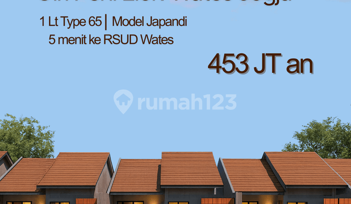 dekat alun wates rumah nyaman 400 jutaan