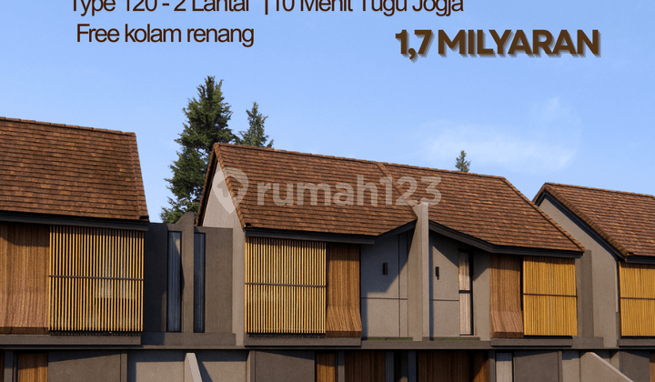 The most comfortable house with a rice field view near Jogja State University.