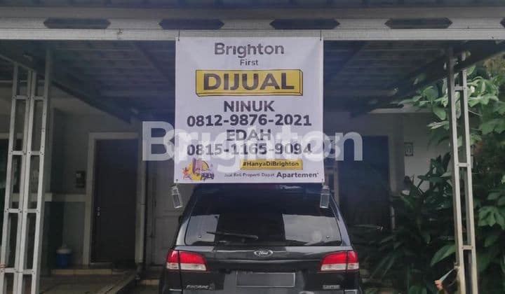 TURUN HARGA RUMAH SIAP HUNI DALAM CLUSTER KOTA WISATA DEKAT AKSES TOL