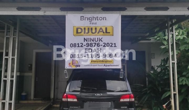 TURUN HARGA RUMAH SIAP HUNI DALAM CLUSTER KOTA WISATA DEKAT AKSES TOL