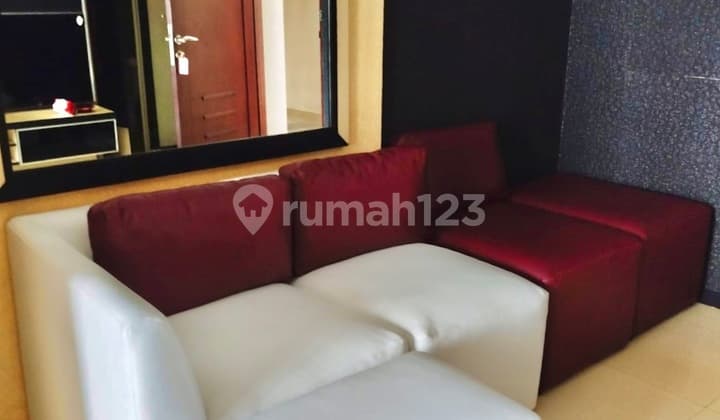 Disewakan Murah Apartemen Mediterania Garden Residences 2 - 2br (42 M²), Furnished, Tower H, High Floor, 56 Juta/tahun, Tanjung Duren, Jakarta Barat
