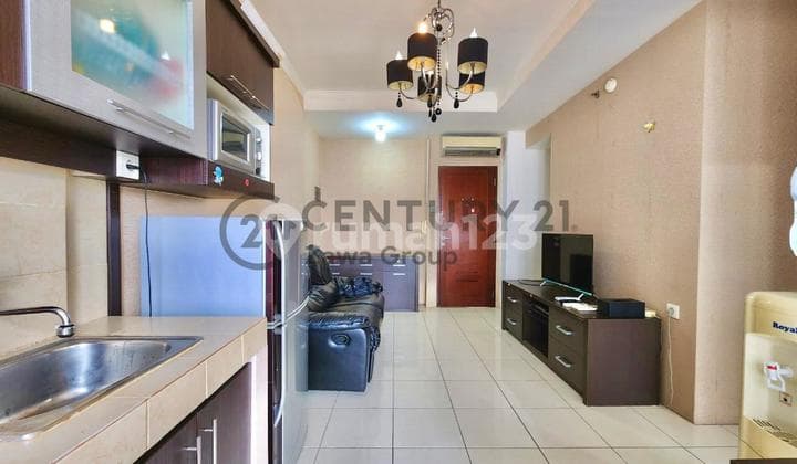 Disewakan Apartemen Mediterania Garden Residence 2BRC 44 M² Full Furnished, Tower G, 56 Juta Tahun, Tanjung Duren, Jakarta Barat