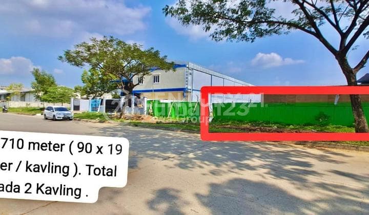 Disewakan Cepat 2 Kavling Tanah Kosong Delta Silikon 3 Luas 1.710 m² Kavling, 133 Juta Tahun Kavling, Cikarang, Jawa Barat