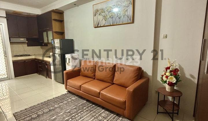 Cheap Rent Mediterranean Garden Residences 2 Apartment - 3BR+1 (70.5 m²), Best Tower, Best Floor & Best View, Fully Furnished, Only 81 Million/Year, Tanjung Duren, West Jakarta