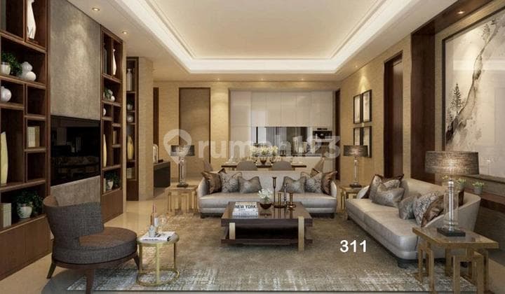 Apartemen Regent Residences 2 Kamar Tidur+1 168m2 Furnished desain by MOIE