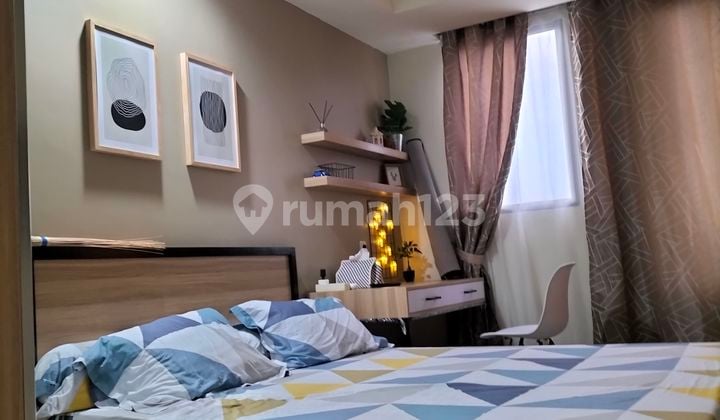 Disewakan apartemen studio 1 kamar 1 kamar mandi terletak Evencio Margonda Bagus bersama funiture dekat area mall, universitas indonesia