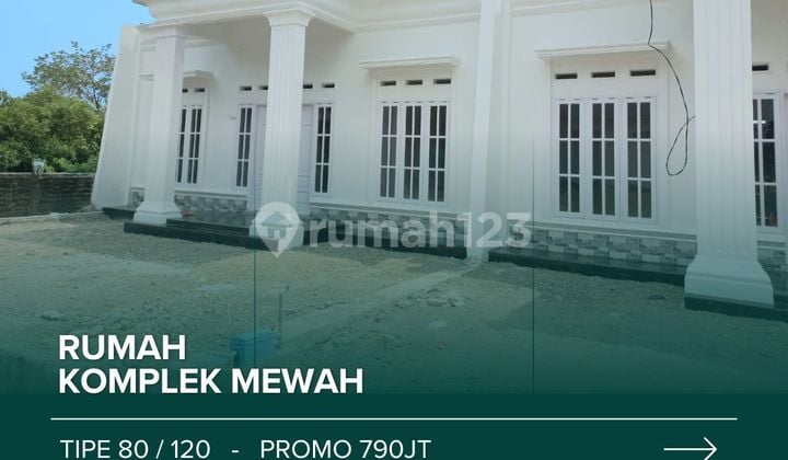 Agen Properti Padang Jual Rumah Baru di Komplek Elit 3 Kamar Tipe 80 Promo 790jt di Air Pacah
