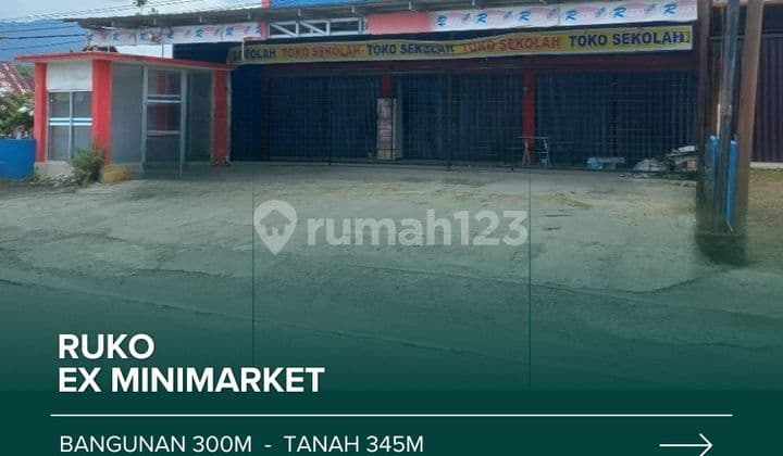Jual Ruko 3 Petak 1 Lantai Lokasi Strategis Ex Minimarket Bangunan 300m Kuranji Padang