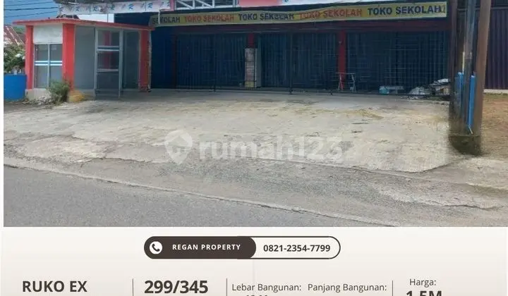 Dijual Ruko Strategis Ex Minimarket 3 Petak 1 Lantai di Sungai Sapih Dekat RSUD Rasidin Kuranji