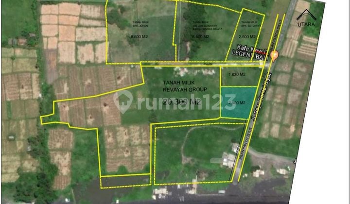 Siut Gianyar beach land near Ubud