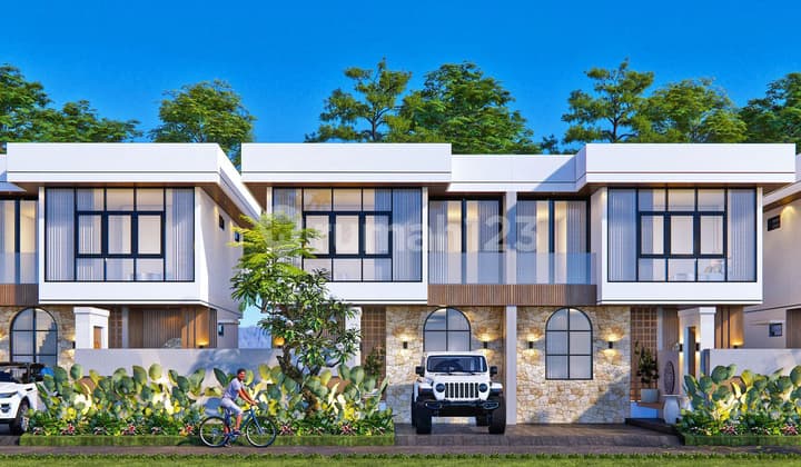 Villa Luxury Tropical Full Furnish Akses Mudah Di Mumbul, Badung