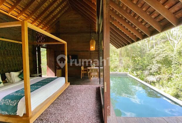 Dijual Villa Ready Modern Minimalis View Lembah & Sungai Di Ubud