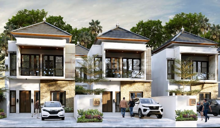 Hunian konsep modern tropis dengan harga murah di area Nusa Dua