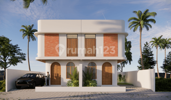 Minimalist Indent House in Kesiman Near Sanur and Tourist Attractions