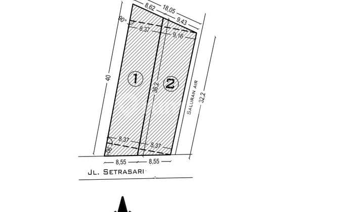 Dijual Tanah kavling rendeng di area Setrasari - sukajadi