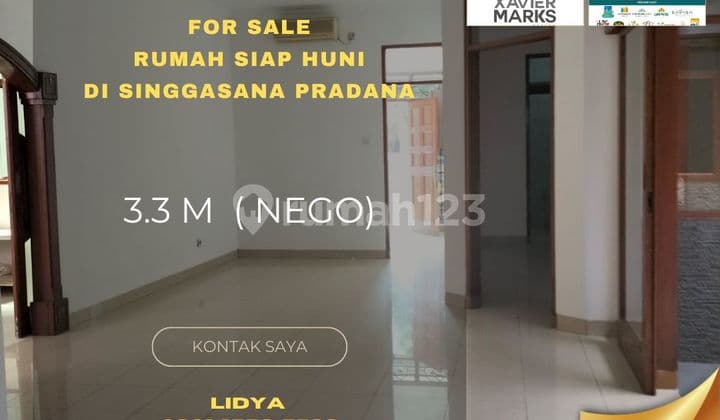 Rumah siap huni di Cluster depan singgasana pradana
