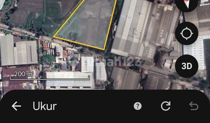 Tanah 2.5 Ha di Kawasan Pabrik Jl Laswi Majalaya