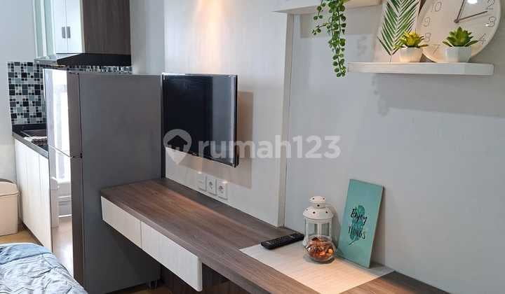 Disewakan Bulanan / 6 Bulanan Apartemen Greenbay Pluit Studio Full Furnish (Coast View A) Lantai Rendah View Kota