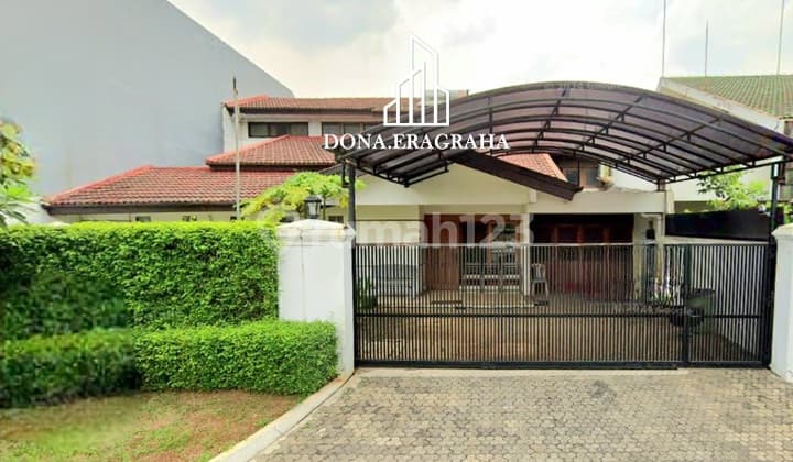 Turun Harga Rumah Lokasi Tenang Jalan Lebar di Pondok Indah