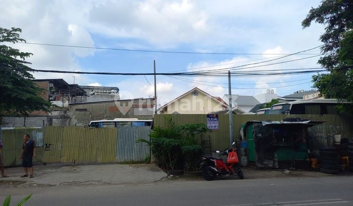 Dijual cepat kavling/ tanah, hadap jalan raya, area komersial dekat Prj kemayoran