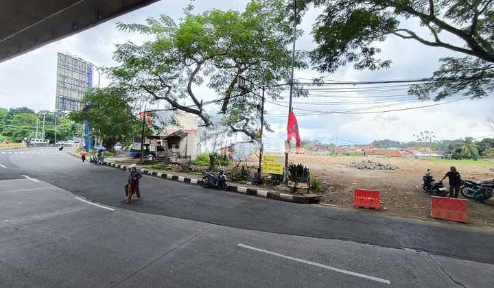 Tanah Kosong Sewa Per Tahun Strategis Dekat Jalan Tol Akses Jalan Besar Ramai 24 Jam