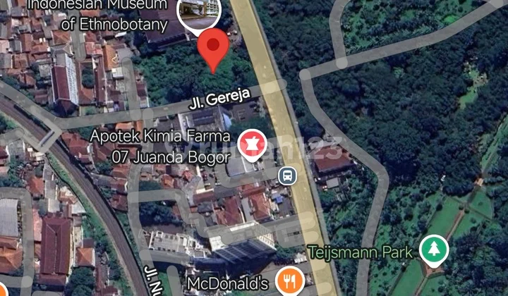 Tawar Aja! Tanah Komersil di Area Bogor Ramai 24 Jam Tengah Kota Bogor