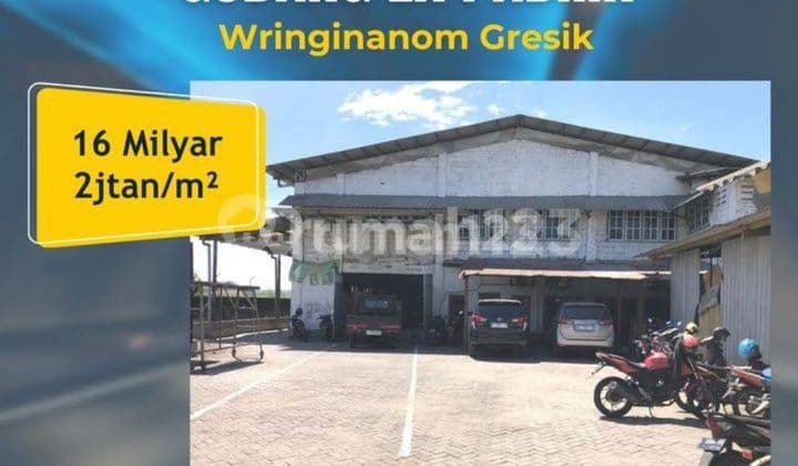 Dijual Cepat Gudang Ry.wringinamom Gresik Dekat Dengan Akses Tol